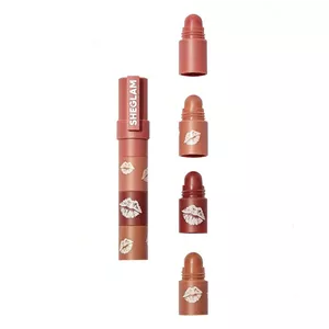 رژلب 4 عددی شیگلم رنگ BARE STACK