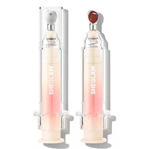 لیپ گلاس حجم دهنده شیگلم Booster shine رنگ Sepia Kiss 
