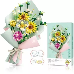لگو ساختنی 479 قطعه دسته گل آفتابگردان آیتم Sunflower Bouquet FC8308