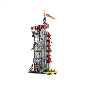 ست لگو ساختنی سری مارول طرح بیوگل دیلی 3772 قطعه  اسپایدرمن کد Lego Marvel Daily Bugle 0093