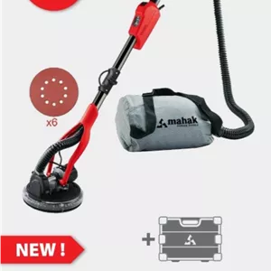سنباده زن دیواری ۸۸۰ وات براشلس دیمردار کیسه دار محک مدل DWS-230B