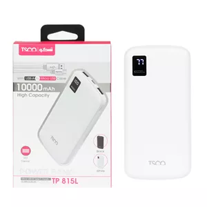 پاوربانک TSCO 10W 10000mAh با کابل اندروید مدل TP 815L- سفید