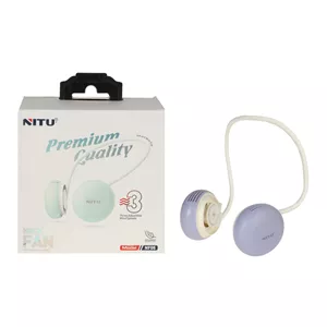 پنکه گردنی قابل حمل Nitu مدل NF05 - بنفش (گارانتی 18 ماه تعویض نیکان همراه)