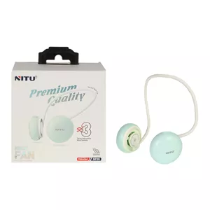 پنکه گردنی قابل حمل Nitu مدل NF05 - سبز (گارانتی 18 ماه تعویض نیکان همراه)