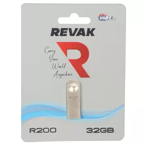 فلش مموری REVAK R200 USB2.0 Flash Memory - 32GB - نقره ای