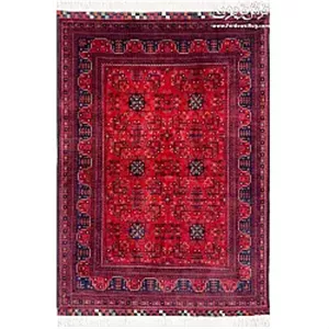 فرش دستباف قالیچه 3 متری طرح مدرن لاکی بافت خراسان