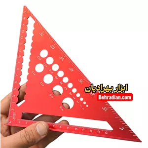 گونیا همه کاره آلومینیومی دایره دار ۱۸ سانت