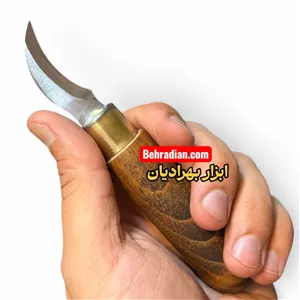 مغار چاقویی پیکرتراشی چوب مدل کرگدنی