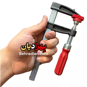 گیره پیچ دستی نجاری ۱۵ سانت فک ‌۵ پرشیا