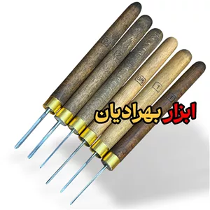 مغار قلمی ظریف کاری ۶ عددی لینو و چوب