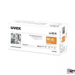 دستکش ضد حلال نیتریل Uvex مدل U-FIT FT