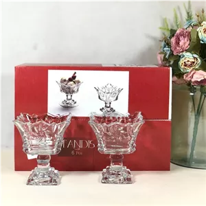 بستنی خوری تندیس NEW کادویی سفید کاوه (4) بسته 4 تایی ارسال نیمه رایگان