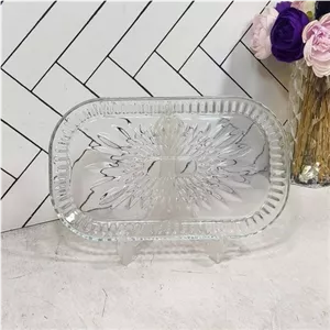 دیس بیضی وترو کادویی سفید کاوه(12) بسته 12 تایی ارسال نیمه رایگان