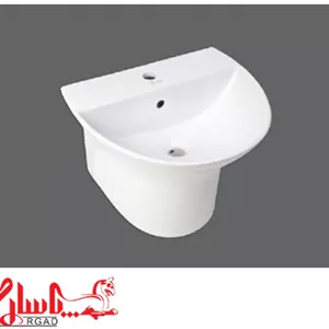 روشویی نیم پایه چینی کرد کانسپت
