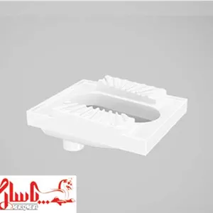 کاسه توالت چینی کرد مدل اریکا طبی ریم بسته گود