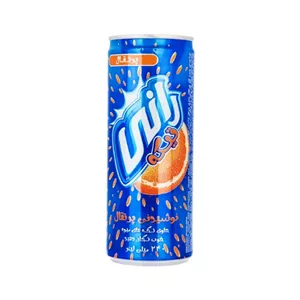 آبمیوه قوطی با تکه های میوه پرتقال رانی 240ml ( 24عددی)