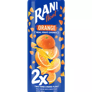آبمیوه رانی پرتقال x2 دبل با دو برابر تکه میوه ( 240 میلی لیتر)