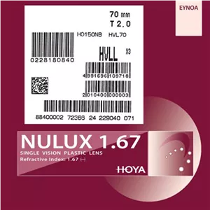 عدسی هویا nulux eynoa 1.67