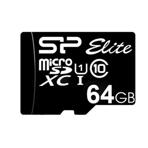 کارت حافظه microSDXC سیلیکون پاور کلاس 10 استاندارد UHS-I U1 سرعت100MBps ظرفیت 64 گیگابایت