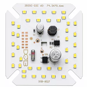 چیپ ال ای دی 4۰ وات DOB مدل DOB-8027 (سفید مهتابی) - دوخازنه آنتی‌شوک