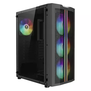 کیس گیمینگ مشکی گیم دیاس مدل GamDias Aura GC3 Elite Black