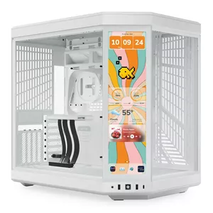 کیس هایت HYTE Y70 + TOUCH DISPLAY SNOW WHITE