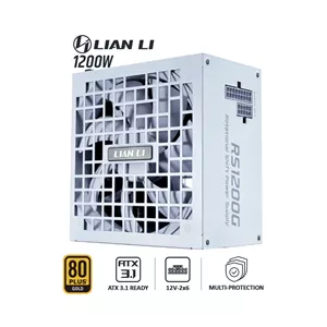 پاور 1200 وات لیان لی LIAN LI RS GOLD 1200 WHITE FULL Modular