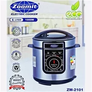 زودپز برقی زومیت مدل ZM2101 ظرفیت ۶ لیتر