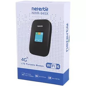 مودم 4G / LTE قابل حمل نتربیت مدل NWR-945X گارانتی 18 ماه آونگ