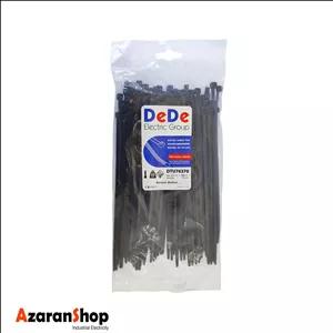 بست کمربندی پلاستیکی مشکی DeDe سایز 550*7/6 مدل DTU76550