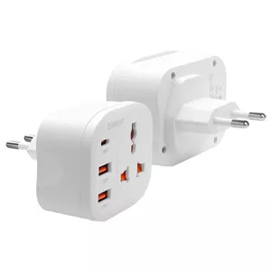 مبدل برق یک سوکت، دو یو اس بی و یک تایپ سی ارلدام ES-SC16