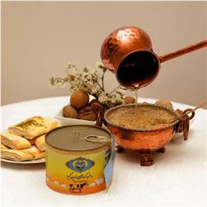 روغن حیوانی کرمانشاهی مخلوط گاوی گوسفندی 400 گرم زرین کیمیا