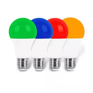 لامپ LED حبابدار 10 وات رنگی -آفتاب (قرمز - سبز - آبی )
