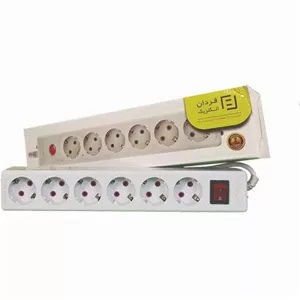 پریز 6 خانه 5 متری ارت دار پشت -چینی فردان