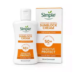 ضد آفتاب سیمپل SPF 50 مدل Sensitive Protect