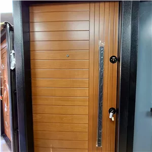 درب ضد سرقت مدرن مدل وترا - کیان درب - روکش راش گردویی طرح CNC