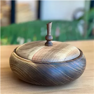 شکلات خوری چوبی گردو قطر 20 
