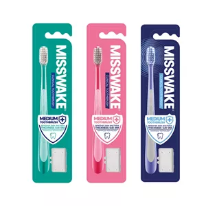مسواک بزرگسالان مدیوم کلینیکال میسویک رنگ صورتی 