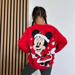 ۲تکه کریسمسی ترک برند zara -دورس و لگ-مینی موس-۳نخ-کیفیت عالی-از۲تا۸سال