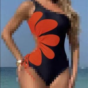 مایو زنانه از نیوکالکشن اورجینال برند shein -رنگ مشکی و قرمز-خوش استایل و با کیفیت عالی