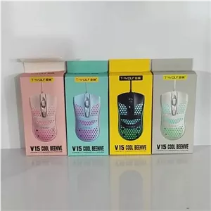 ماوس گیمینگ RGB سیمی TWOLF مدل V15 RGB  | تی ولف | T-WOLF