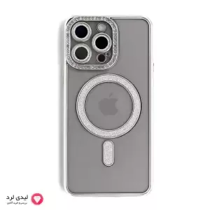 قاب گوشی آیفون 16پرومکس مدل دور نگین دار