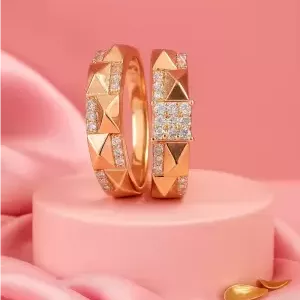 انگشتر ژوپینگ زنانه طرح هندسی کد 1851