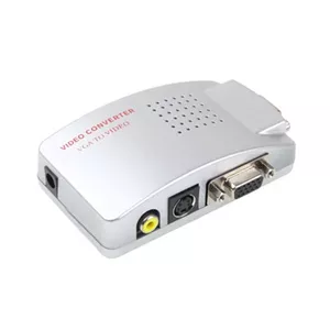 مبدل VGA به AV وی نت مدل V-COVGA2AV همراه با کابل برق