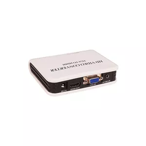 مبدل VGA به HDMI کی نت به همراه آداپتور و خروجی صدا مدل K-COVGA2HD