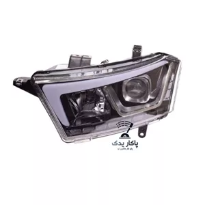 چراغ جلو دنا پلاس با لامپ و LED فن آوران - راست (شاگرد)