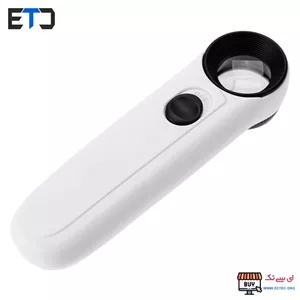 ذره بین دستی چراغ دار مدل RJS.6B-1BM با زوم 40 برابر