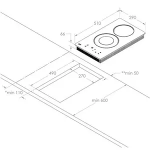 اجاق برقی رومیزی مستر پلاس مدل E 253