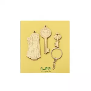 پک دسته کلید  چوبی دخترانه 01
