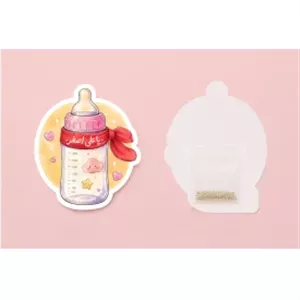 بسته 50  عددی کارت نذری  مقوا گلاسه یا علی اصغر7*6